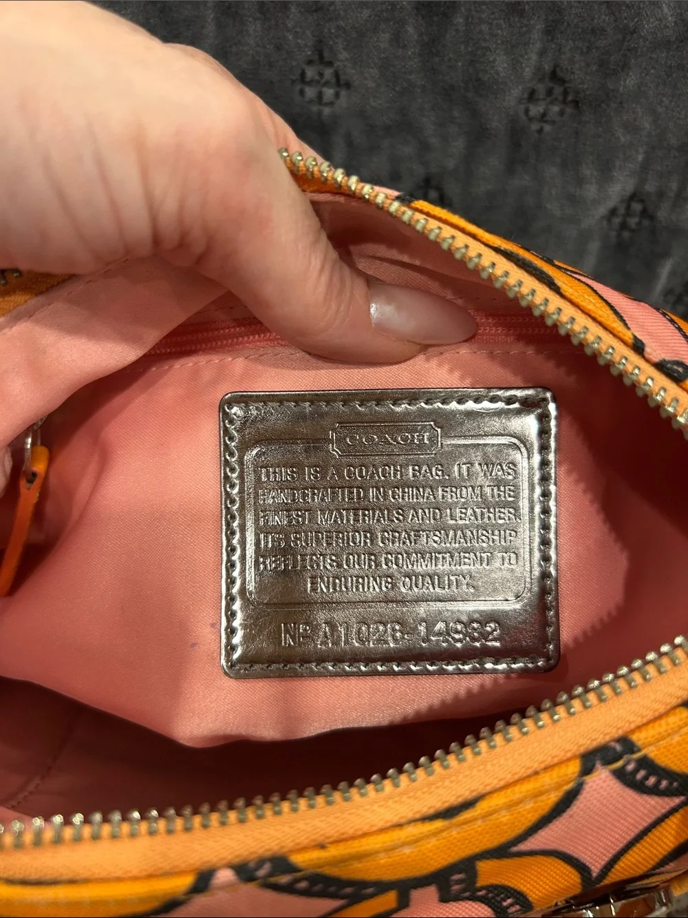 Coach Y2K Orange and Pink Poppy Collection